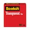 Scotch Transparent Tape, 3" Core, 0.75" x 72 yds, Transparent 600-342592 - alternate 1